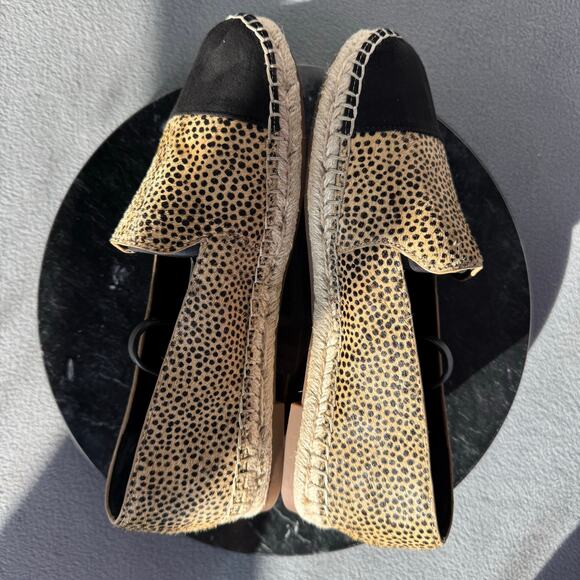 Sole Society Cheetah Print Calf Hair Espadrilles Flats Women’s Size 8.5M US - Picture 5 of 8